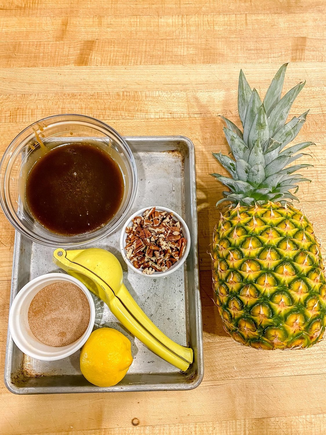 Grilled Pineapple with BourbonButter Sauce